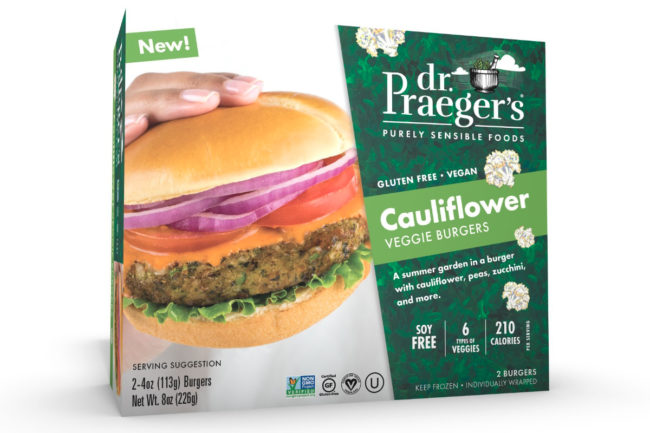 Dr. Praeger’s Cauliflower Veggie Burger