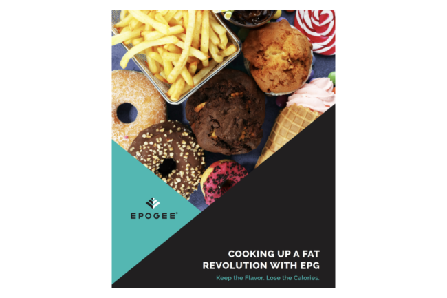 “Cooking up a fat revolution with EPG,”  whitepaper