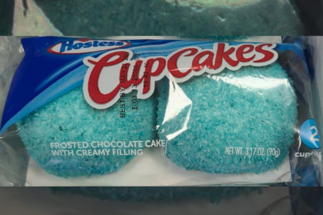 Recalled Hostess SnoBalls in CupCakes packaging
