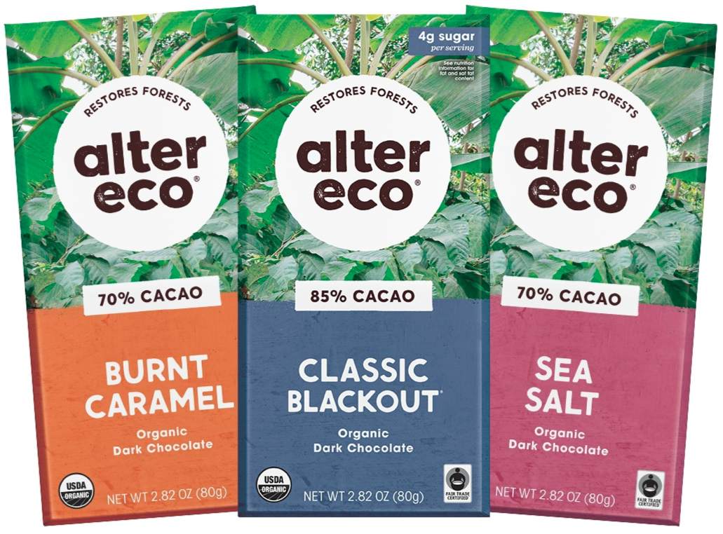 Alter Eco chocolate bars