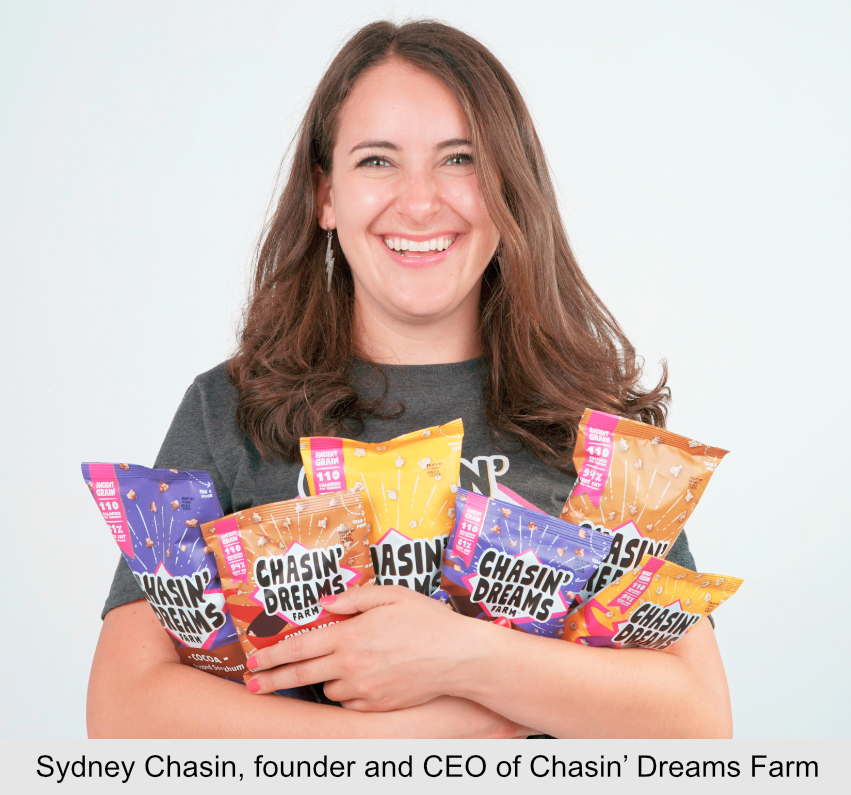 Sydney Chasin, founder and chief executive officer of Chasin’ Dreams Farm