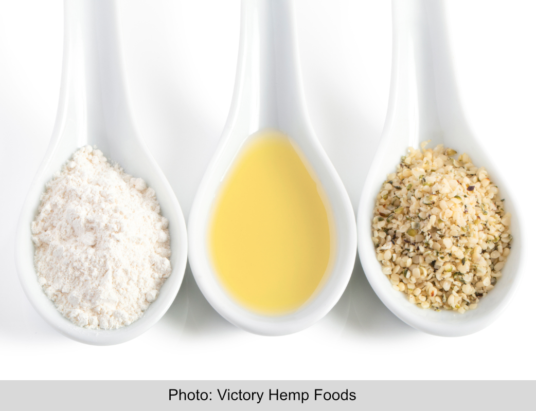 Victory Hemp Foods hemp ingredients in spoons