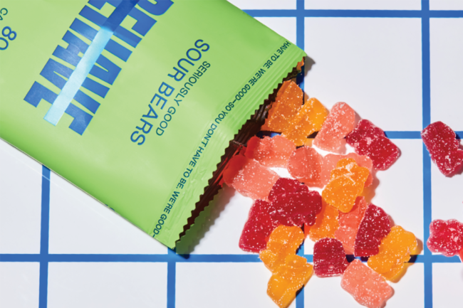 Low-sugar sour gummy candies from Behave