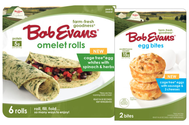 Bob Evans Farms Omelet Rolls and Egg Bites
