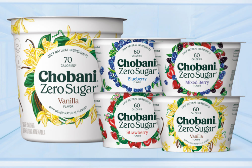 Chobani Zero Sugar yogurt
