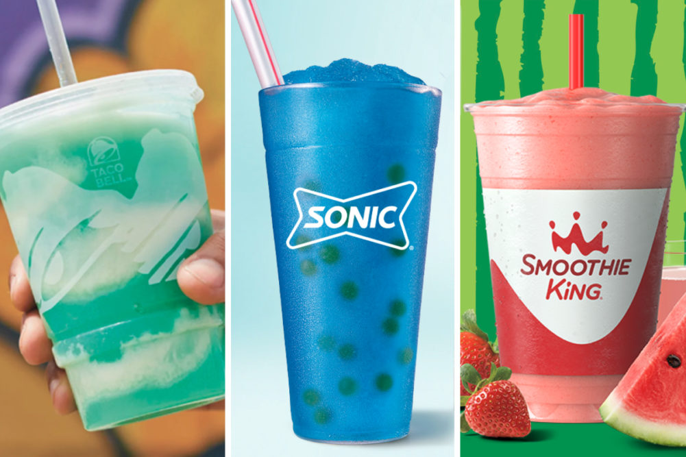 New menu items from Taco Bell, Sonic, Smoothie King