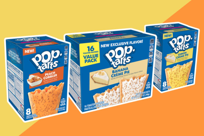 Pop-Tarts pie and cake flavors