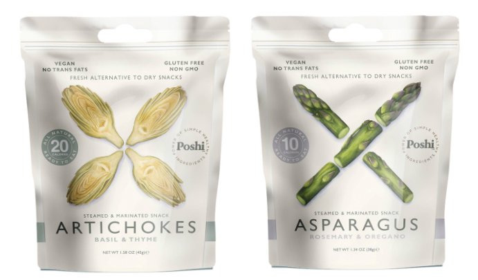 Poshi freeze-dried vegetable snacks