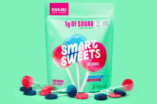 SmartSweets lollipops