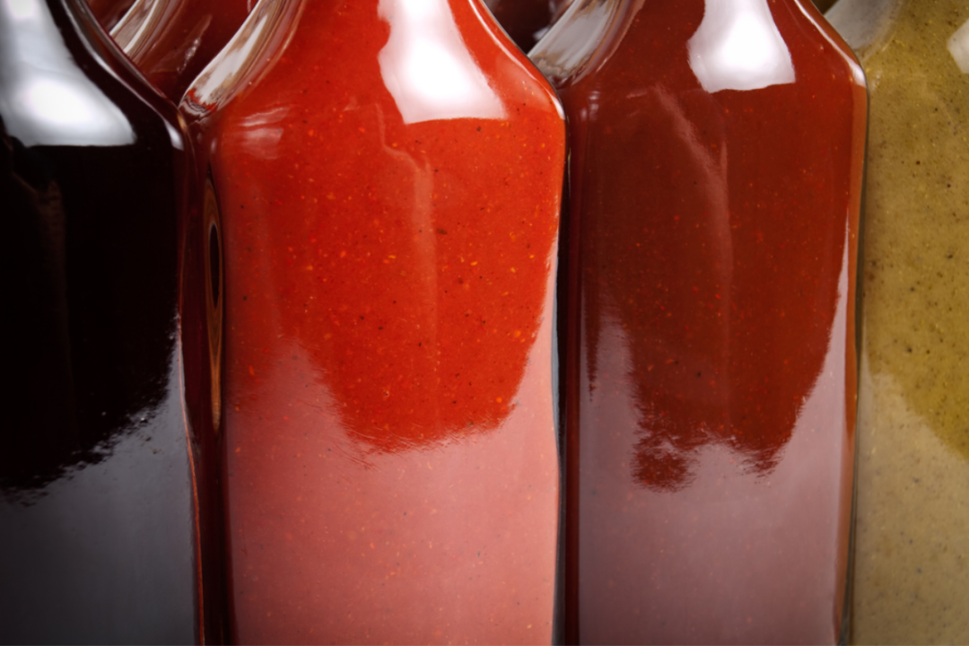 Sauce bottles from Sokol Custom Ingredients