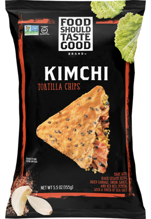 Kim chi-flavored potato chips from Food Should Taste Good