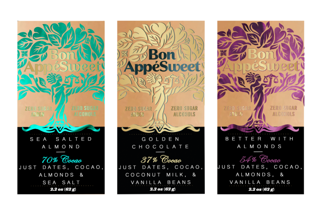 Assortment of Bon AppéSweet chocolate bars