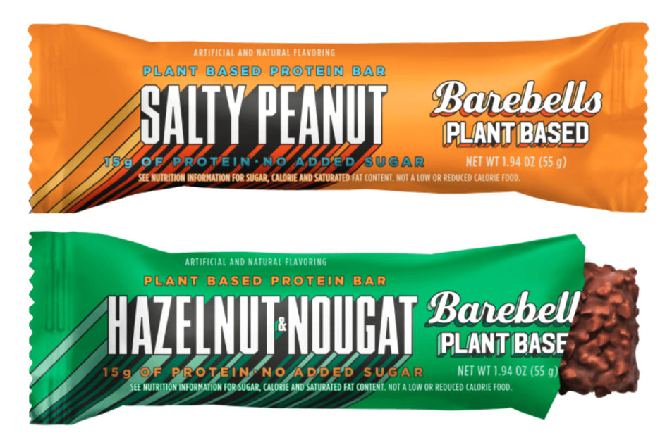 Barebells enters plant-based protein bar category