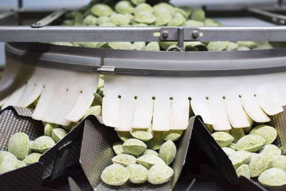 Bonduelle frozen peas production