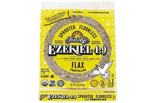 Ezekiel 4:9 Sprouted Flourless Flax Tortillas