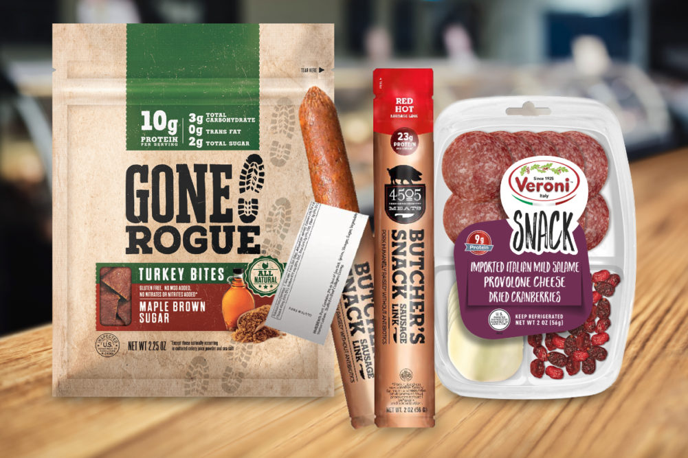 New meat snacks from Land O’Frost, Veroni, and 4505 Meats