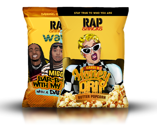 RapSnack chips varieties