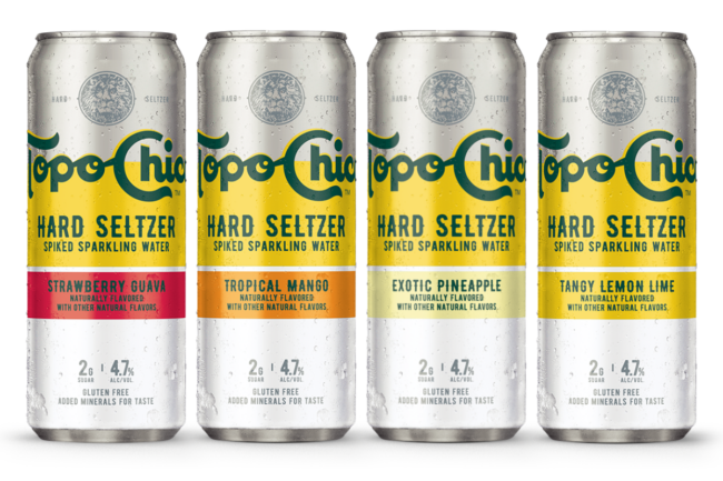 Topo Chico hard seltzers