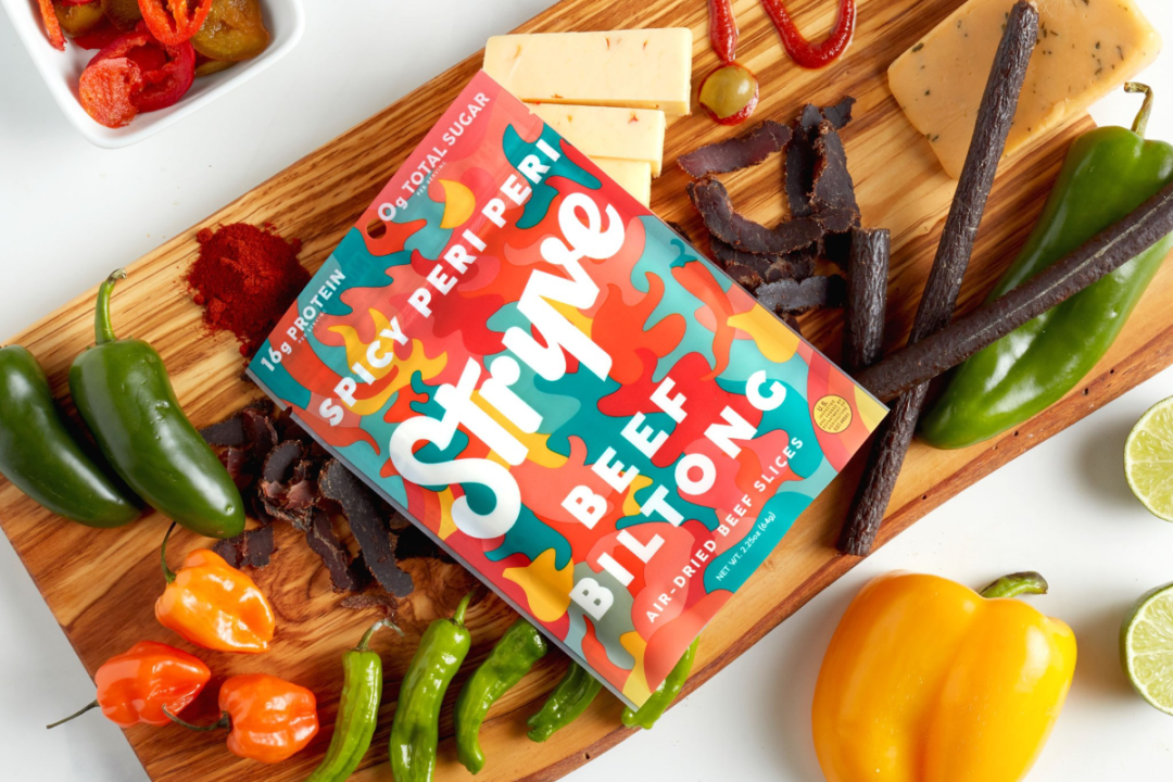 Bitlong Beef meat snacks from Stryve