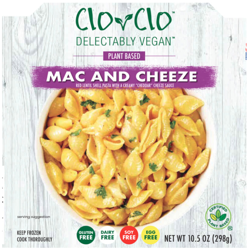 Clo-Clo Vegan Foods plant-based Mac and Cheeze Bowl