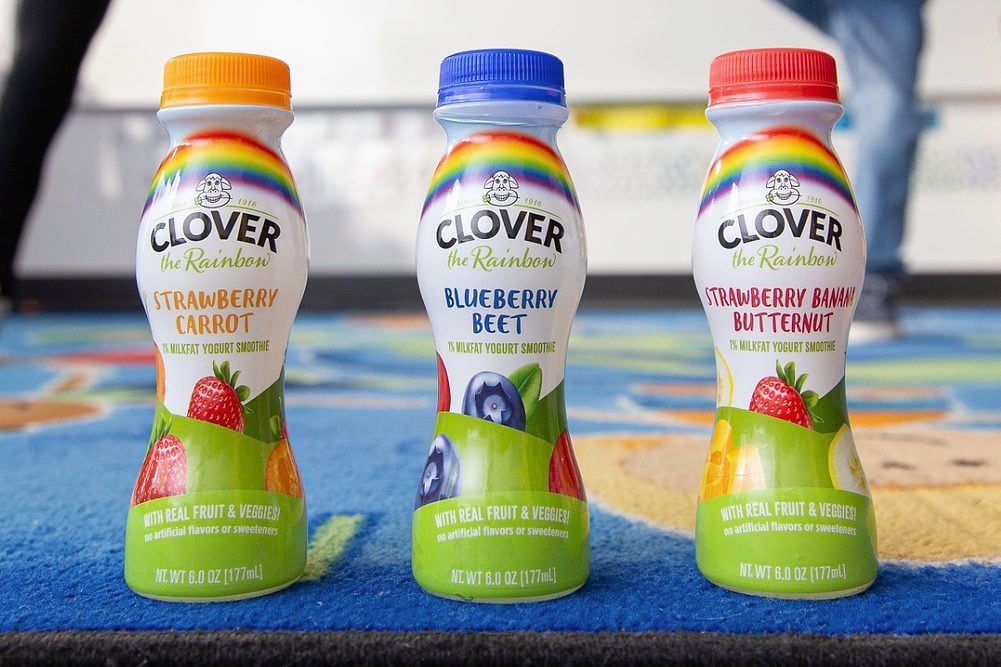 Clover the Rainbow smoothies