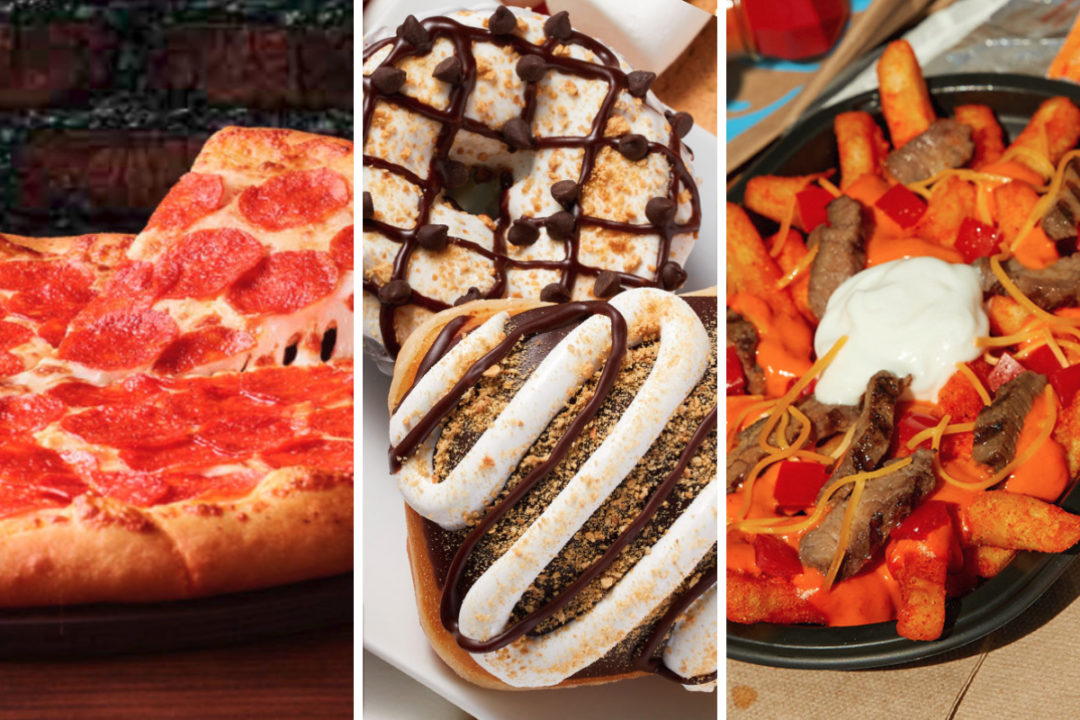 New menu items from Pizza Hut, Krispy Kreme, Taco Bell