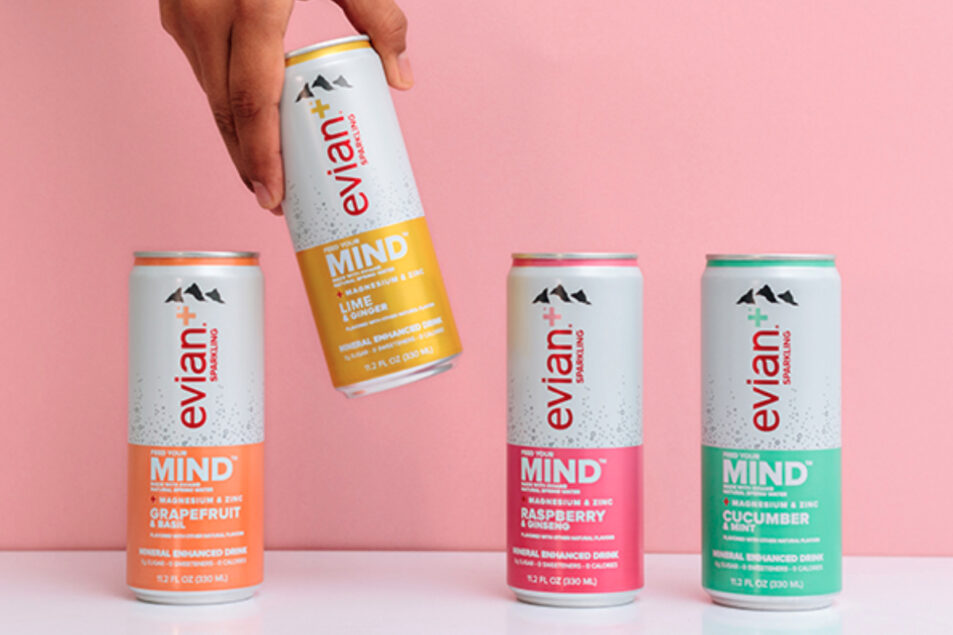 Danone debuts enhanced sparkling water line