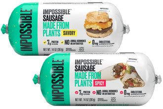 Impossible Sausage made from plants
