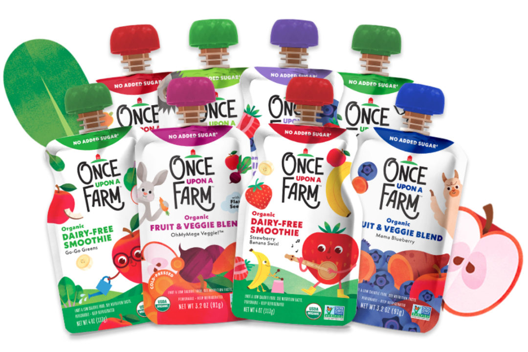 Once Upon a Farm baby food pouches