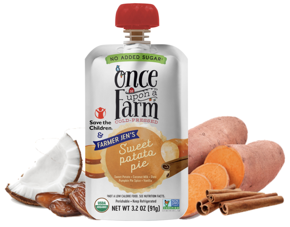 Sweet Potato smoothie from Once Upon A Farm