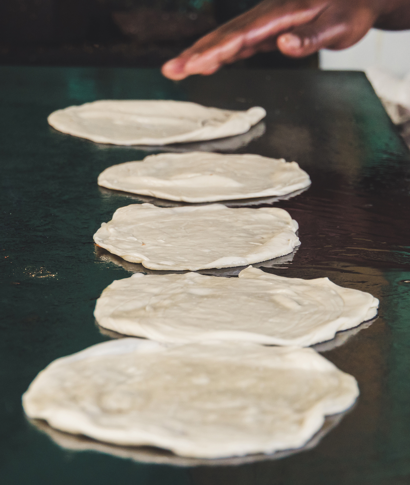 Indian chapatti on fire, Pushkar