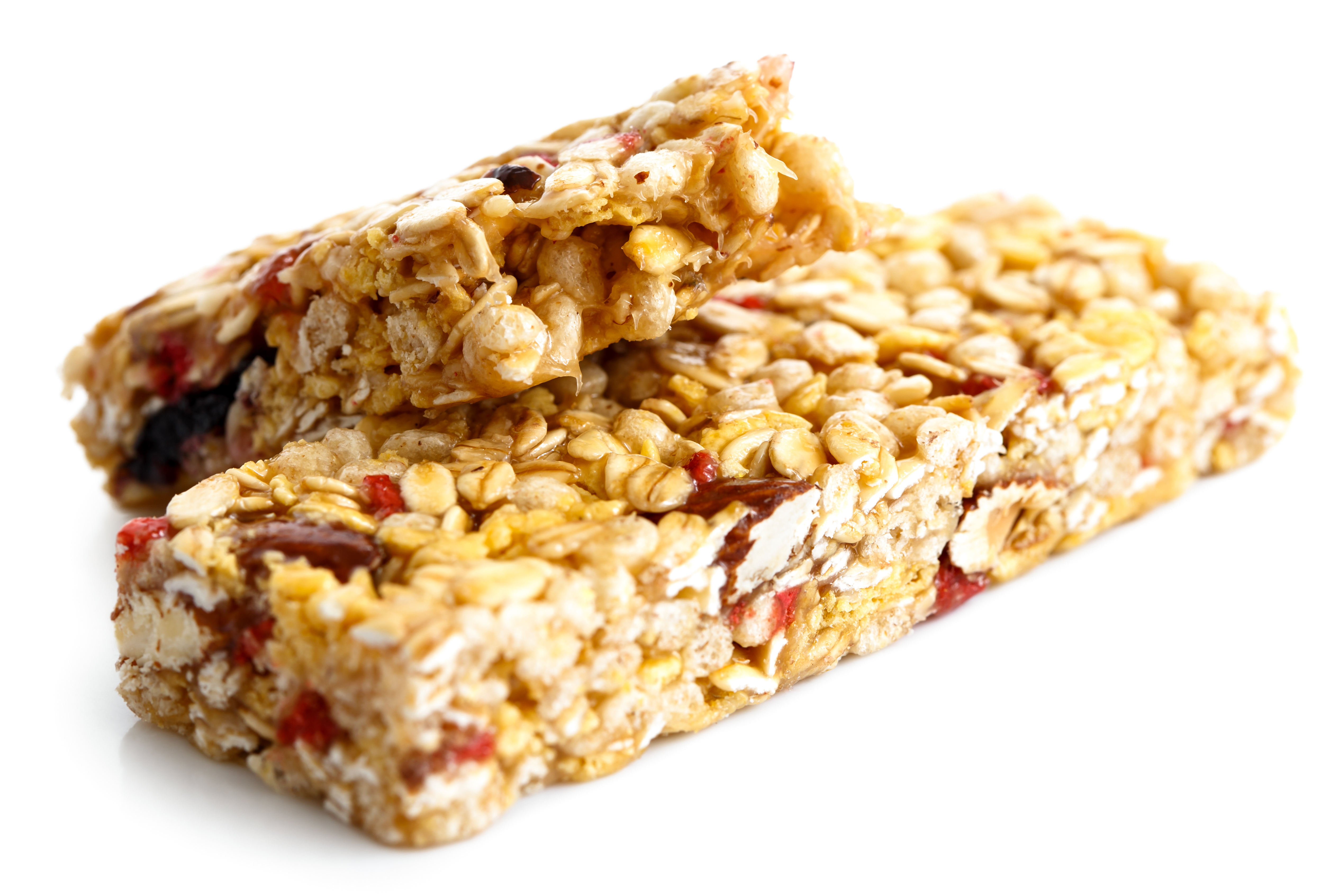 Granola bar featuring plant protein
