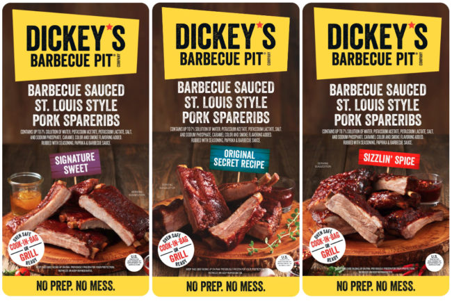 Dickey's Barbecue Pit retail ribs