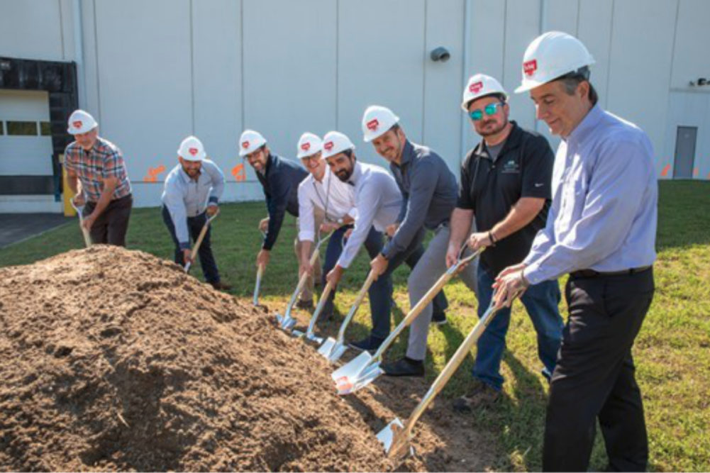 Dr. Schär USA groundbreaking at manufacturing plant in Logan Township