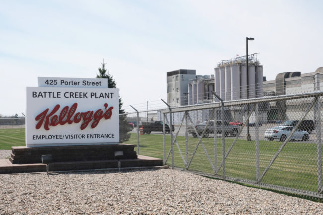 Kelloggs Porter Street ready-to-eat cereal plant in Battle Creek
