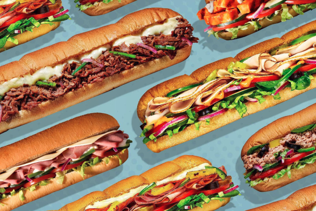 Subway Eat Fresh Refresh sandwiches