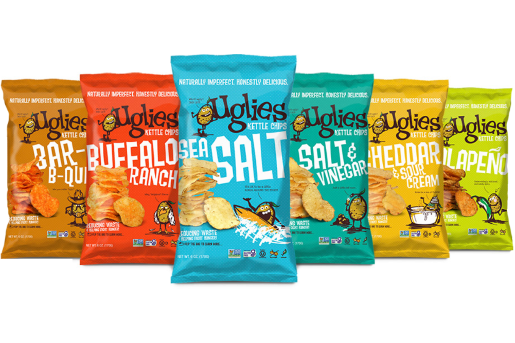 Assortment of Uglies Kettle Chips from Dieffenbach’s Potato Chips, Inc. 