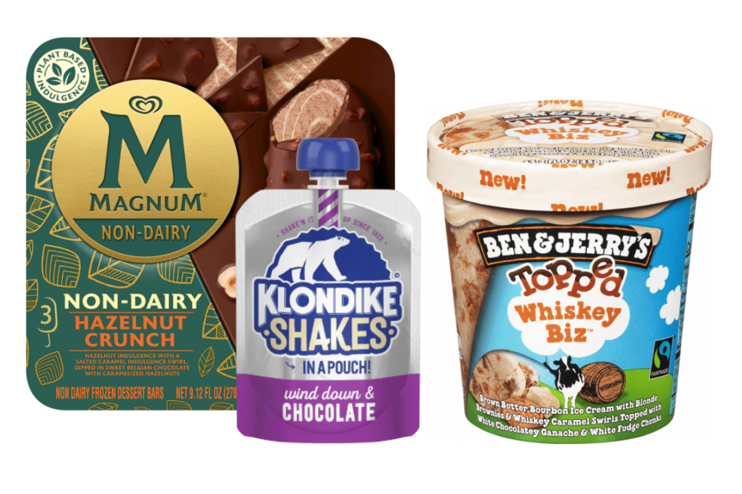 New ice cream products from Unilever