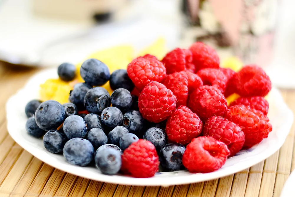 Plate of berries