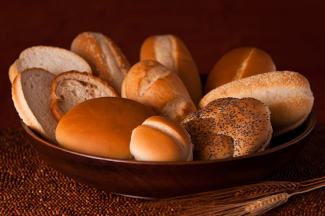 Bread in a bowl at BaldingerBakery