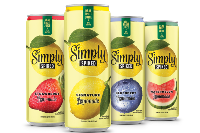 New Simply Spiked beverages