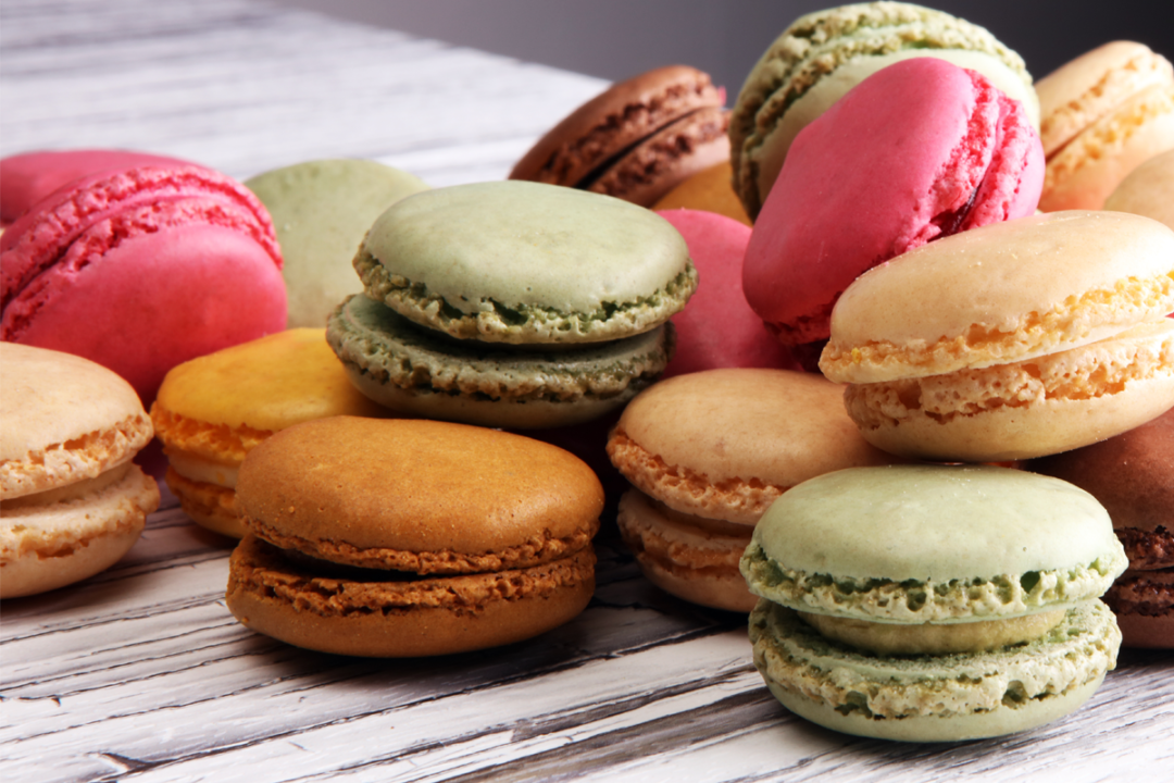 A pile of macaroons