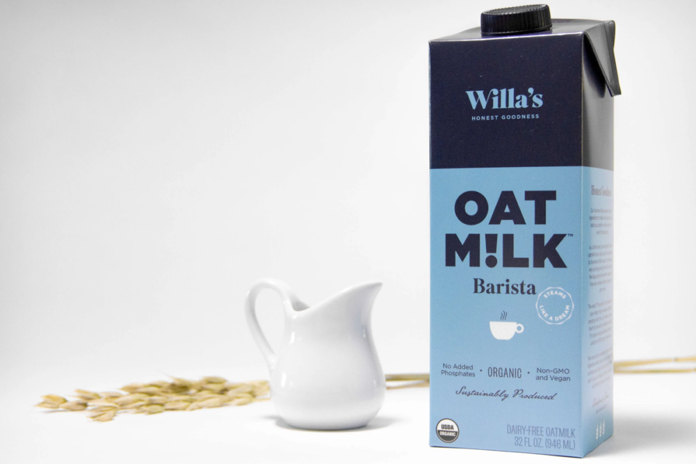 Willa's barista-style oat milk