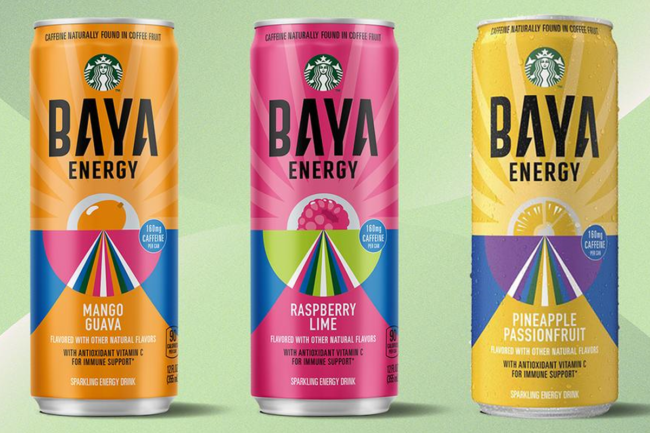 Starbucks' new energy drinks