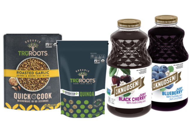 Smucker's products and TruRoots products