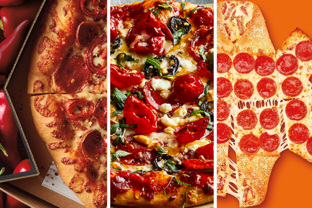 New pizzas from Pizza Hut, Your Pie, Little Caesars