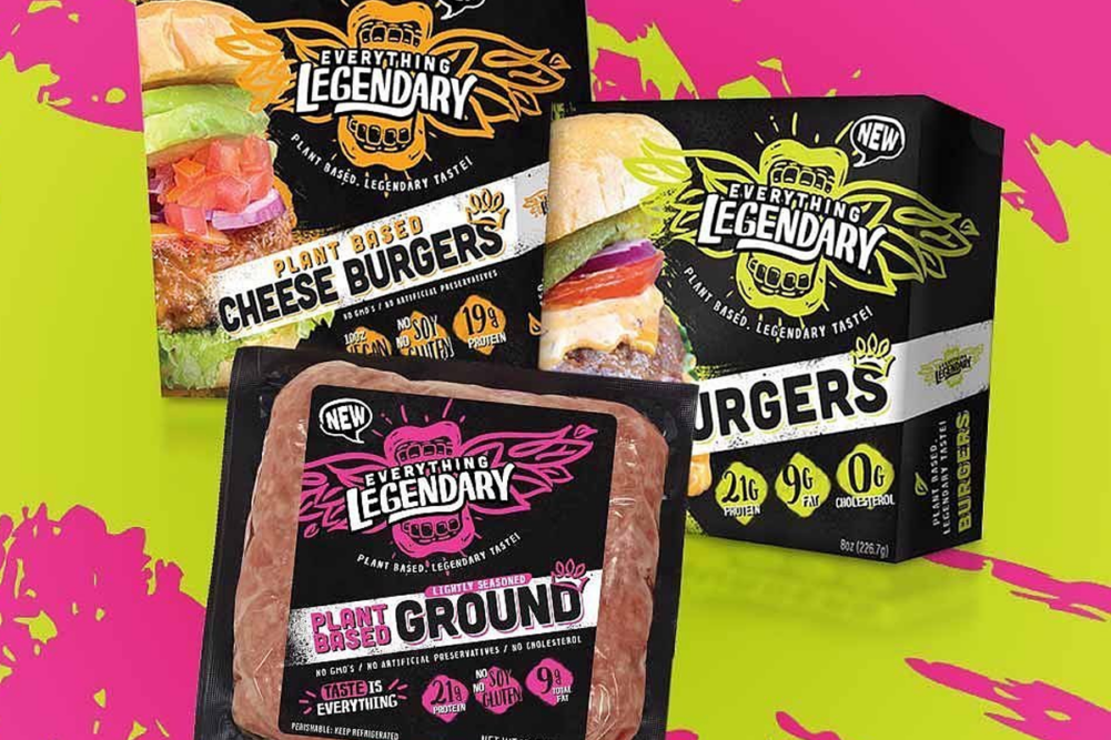 Everything Legendary plant-based burgers