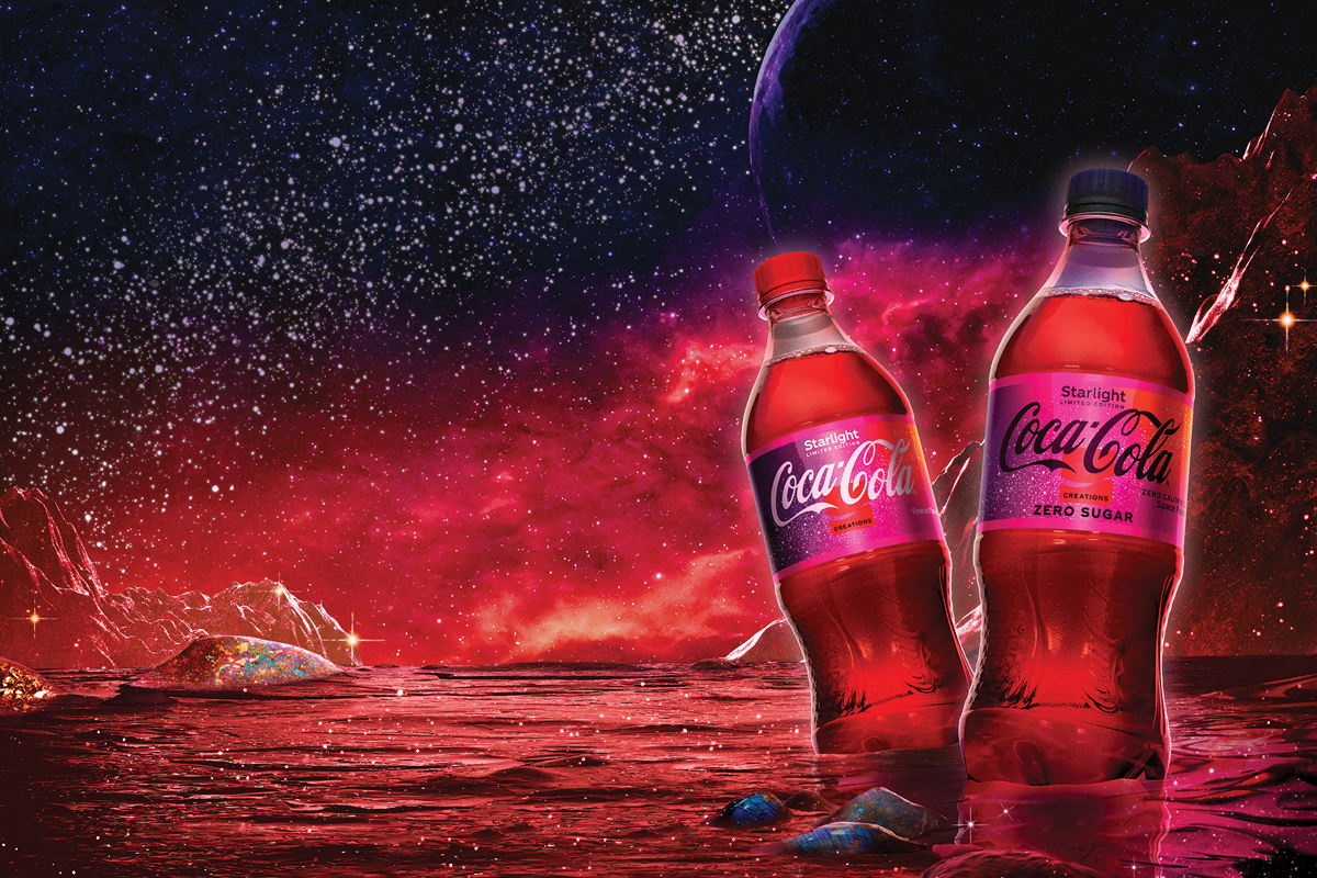 New Coca-Cola Starlight soda