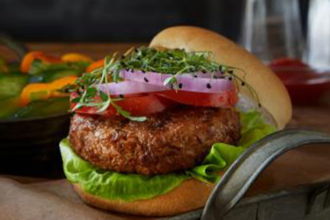 Plant-based burger