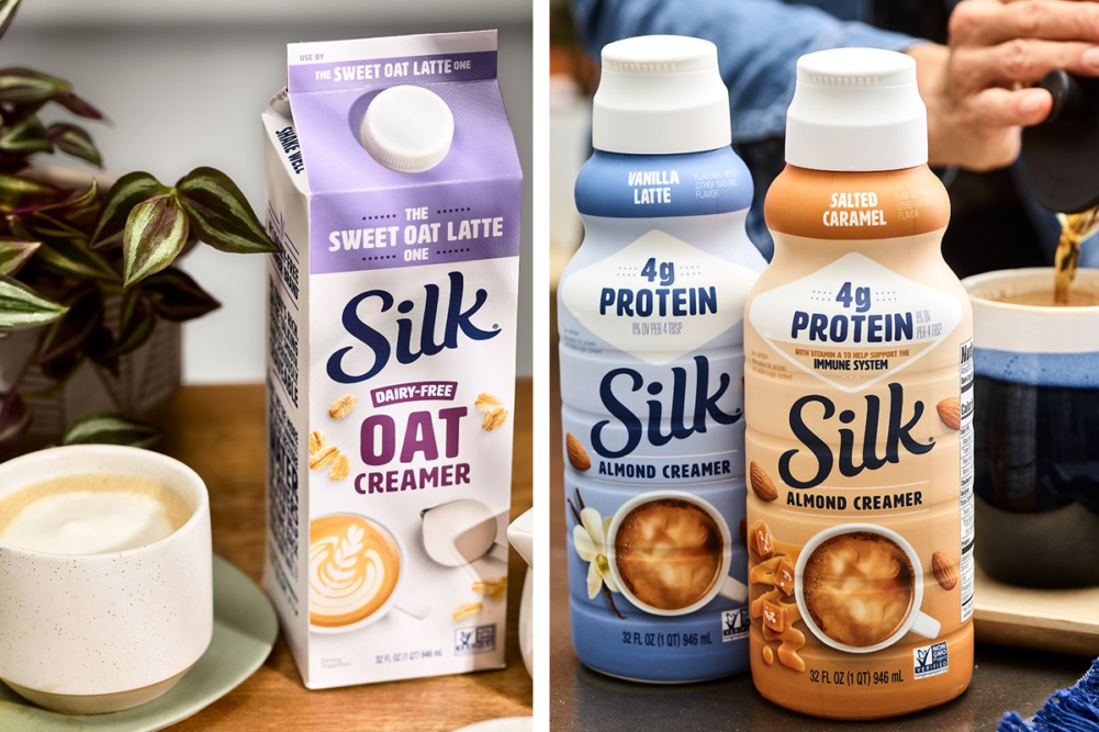 Silk Dairy Free Caramel Flavored Almondmilk Coffee Creamer - 1